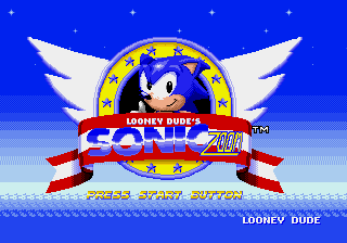 Sonic Zoom Title Screen